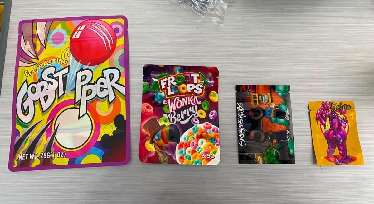 Exotic Packaging & Accessories mylar pouch size lineup